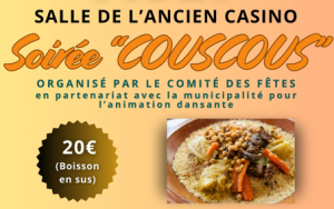 Lire la suite à propos de l’article SOIRÉE COUSCOUS AU PROFIT DU TÉLÉTHON